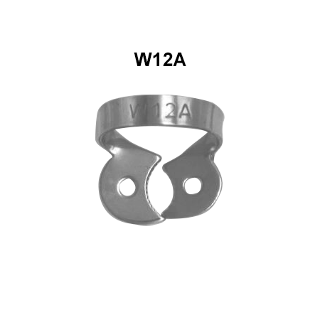 Lower jaw molars clamps: W12A (Rubberdam clamps) - 5734-W12A