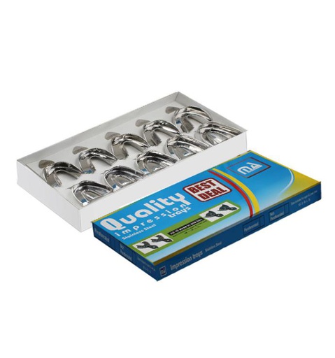 [8011] Impressiontray set, unperforated with retentions