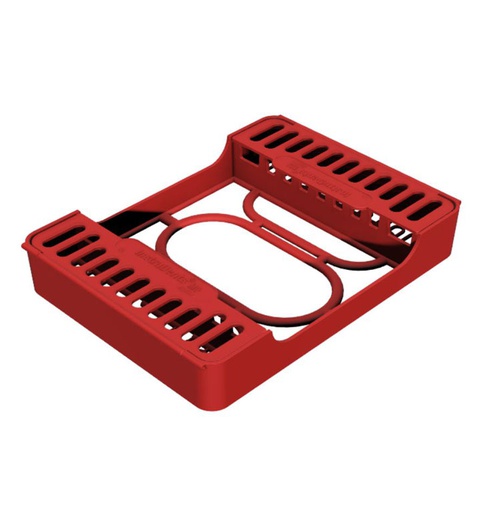 Large tray for 9 (Red) - IDM 6003