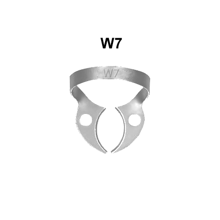 Lower jaw molars clamps: W7 (Rubberdam clamps) - 5734-W7